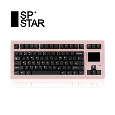 Teclado mecánico SP Star - D82 Pro+ V2 con pantalla LCD