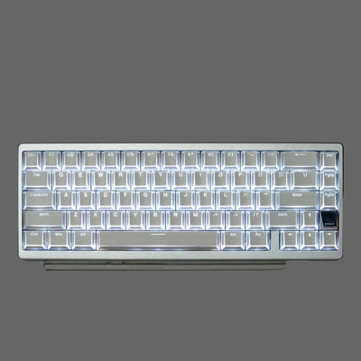 White Refraction - PBT - ANSI/ISO Keycap Set - Cherry Profile