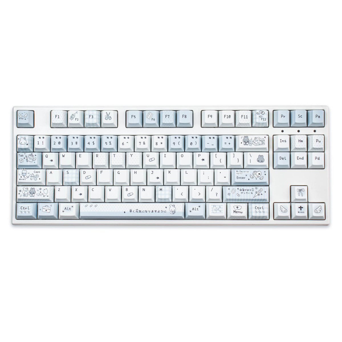 Aqua Diary - PBT - ISO/ANSI Keycap Set - Cherry Profile