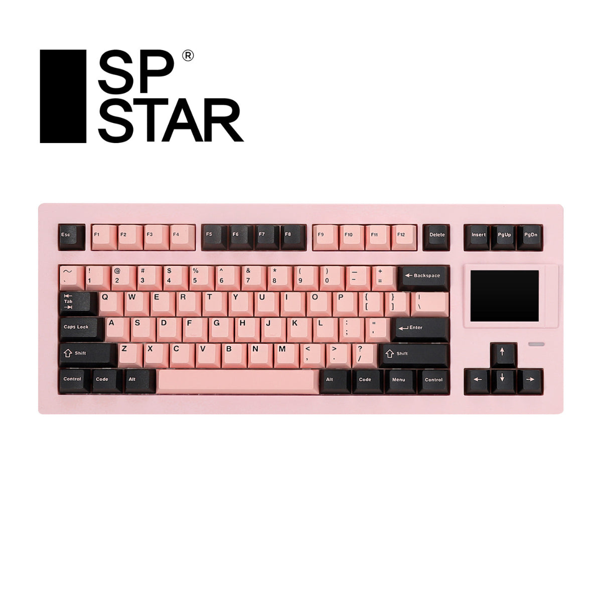 Teclado mecánico SP Star - D82 Pro+ V2 con pantalla LCD