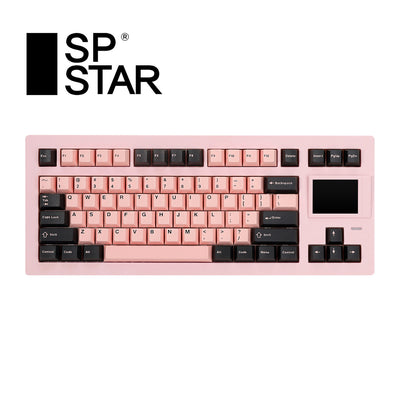 Teclado mecánico SP Star - D82 Pro+ V2 con pantalla LCD