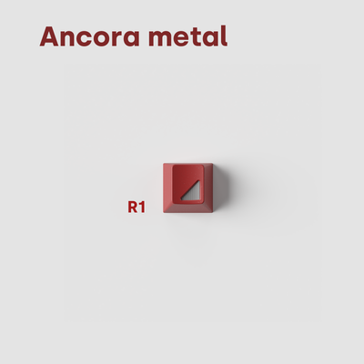 DEADLINE AirAnchor Rote transparente PC-Tastenkappen