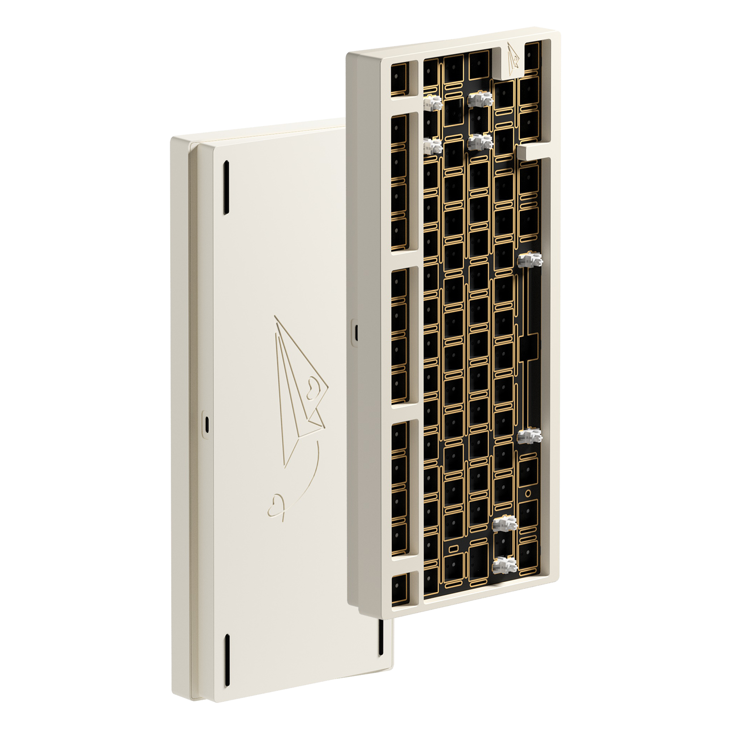 WEIKAV D75 (Barebone): Teclado mecánico QMK con 75 % de intercambio en caliente 