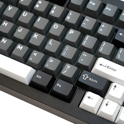 Akko Mineral 01 black mechanical keyboard keycap detail 