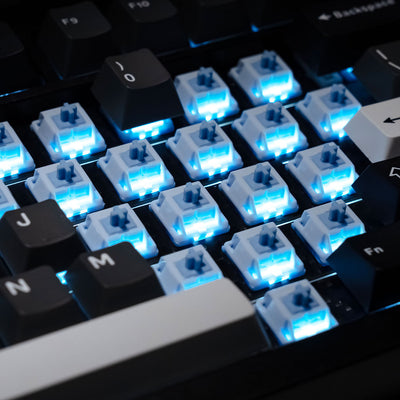 Akko Mineral 02 black mechanical keyboard switch detail 