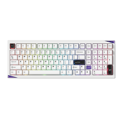 Akko Mineral 02 white mechanical keyboard with RGB backlighting #colour_white