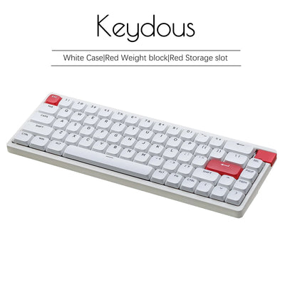 Teclado magnético de metal de perfil bajo Keydous AJ68-CP 