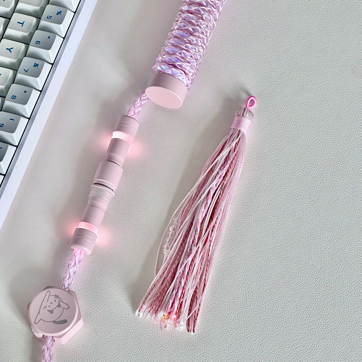 UNKNOWN ERROR - D22 Pink Light - Lazy Cat Keyboard Cable