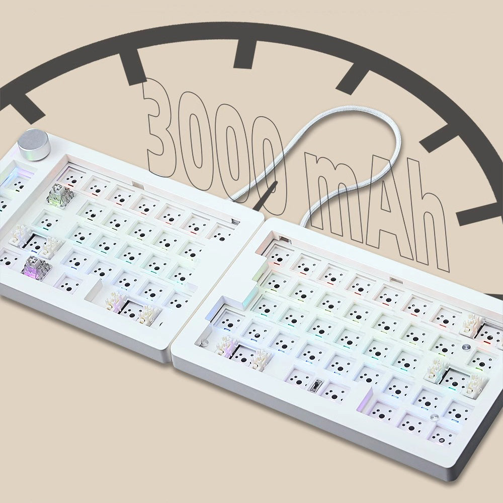 Teclado mecánico inalámbrico Zuoya GMK70 Split QMK 