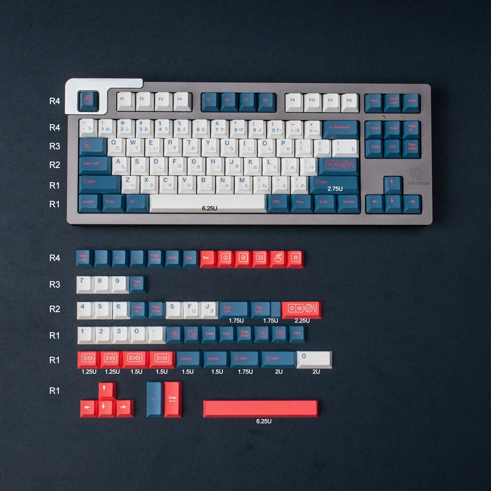 Bento – 144-Key Cherry Profile PBT ANSI Keycap Set