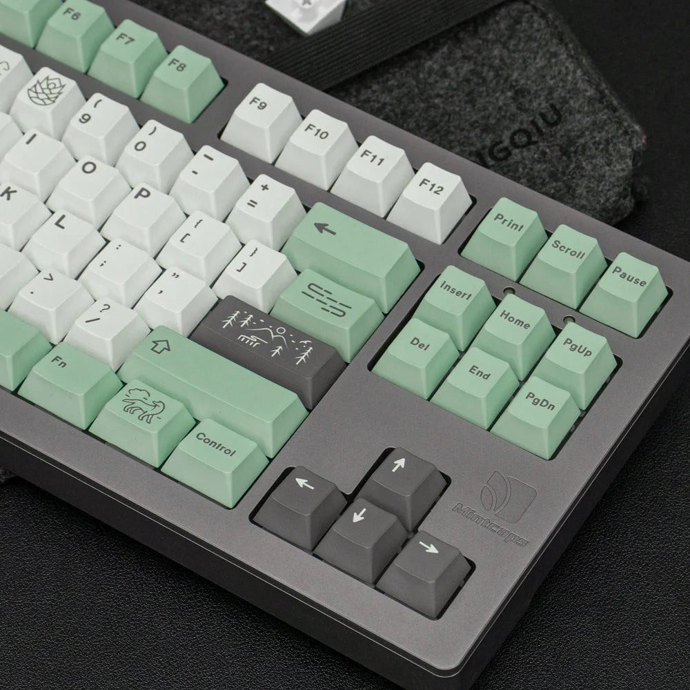 November Fog – 136-Key Cherry Profile PBT ANSI/ISO Keycap Set