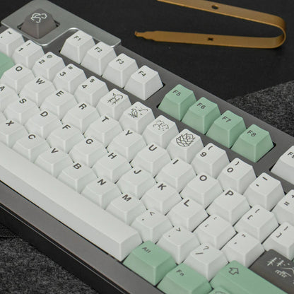 November Fog – 136-Key Cherry Profile PBT ANSI/ISO Keycap Set
