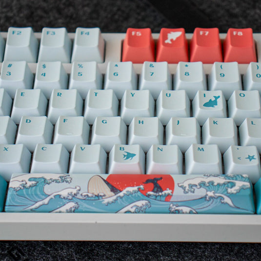 Ukiyo-e Coral Sea - PBT 110 Keycap Set