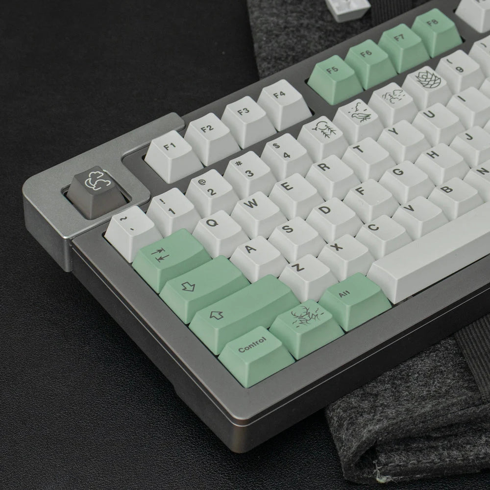 November Fog – 136-Key Cherry Profile PBT ANSI/ISO Keycap Set