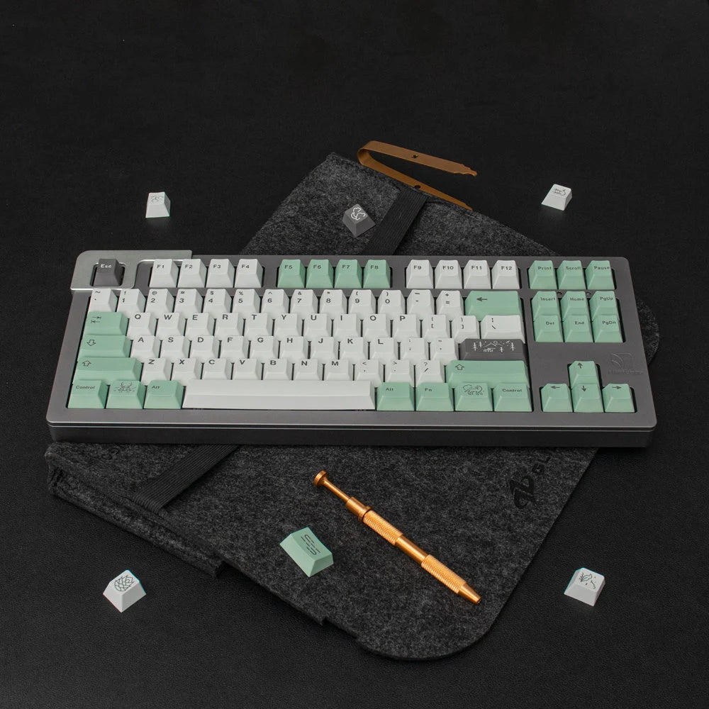 November Fog – 136-Key Cherry Profile PBT ANSI/ISO Keycap Set