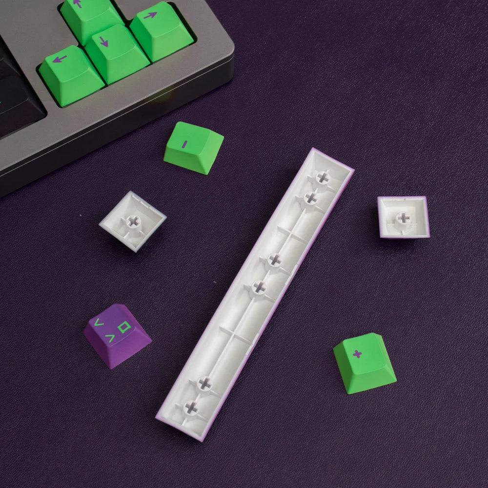 GMK Mecha-01 – Juego de teclas PBT ANSI/ISO con perfil de cereza de 136 teclas