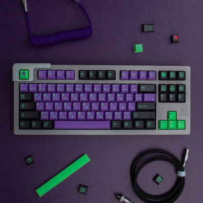 GMK Mecha-01 – 136-Key Cherry Profile PBT ANSI/ISO Keycap Set