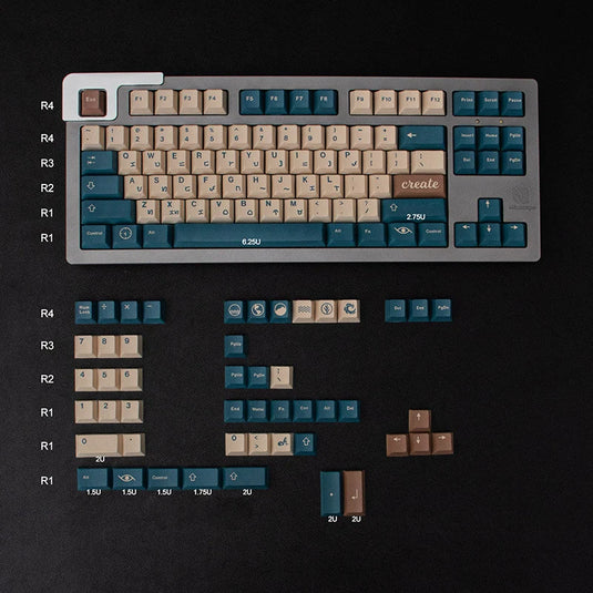 Earth Tones - 129 Cherry Keycap Set