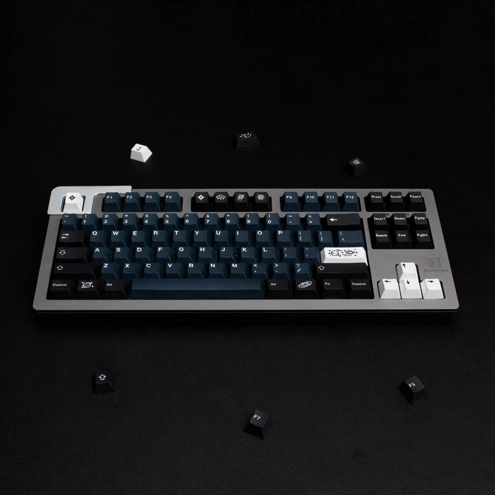 Galaxy – 136-Key Cherry Profile PBT ANSI/ISO Keycap Set