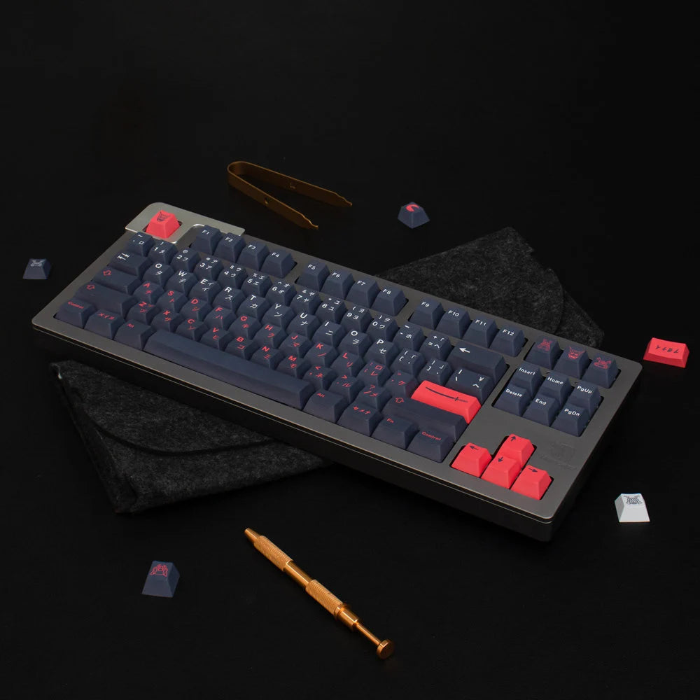 Bushido – 136-Key Cherry Profile PBT ANSI/ISO Keycap Set