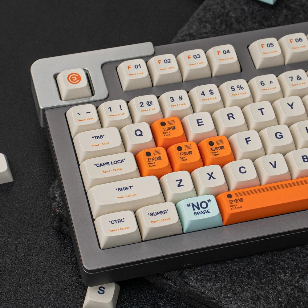 Esto es plástico: Juego de teclas PBT ANSI de perfil XDA de 134 teclas