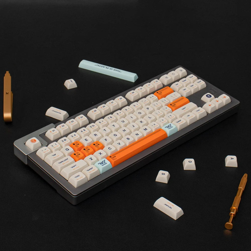 Esto es plástico: Juego de teclas PBT ANSI de perfil XDA de 134 teclas