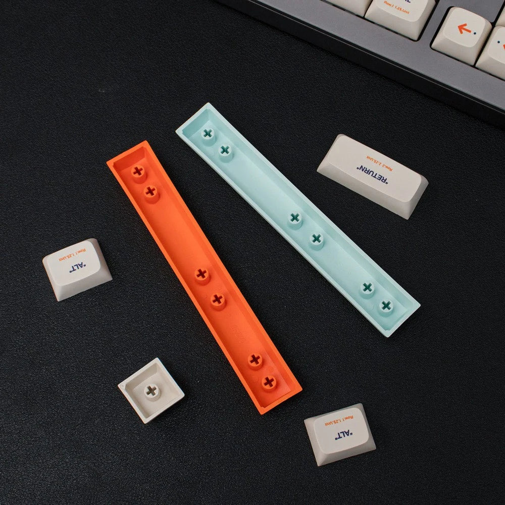 Esto es plástico: Juego de teclas PBT ANSI de perfil XDA de 134 teclas