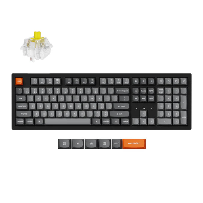 Teclado de tres modos Keychron K10 Max QMK