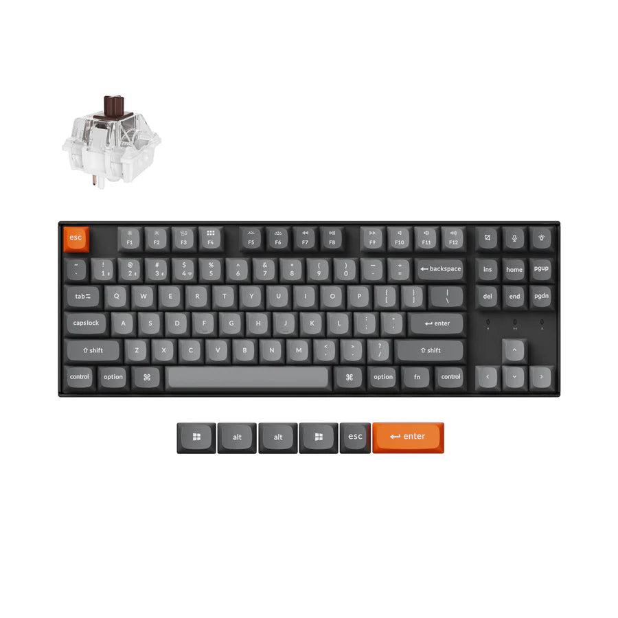 Teclado mecánico de tres modos Keychron K8 Max QMK