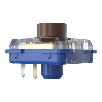 OZO Keyboards Kailh Deep Sea silent low-profile mechanical switch with blue housing and brown stem
