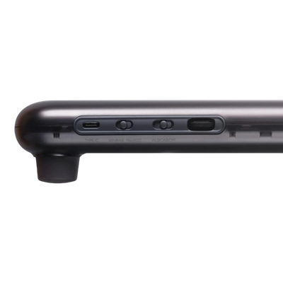 Lofree Lipstick black mechanical keyboard USB-C and mode controls 