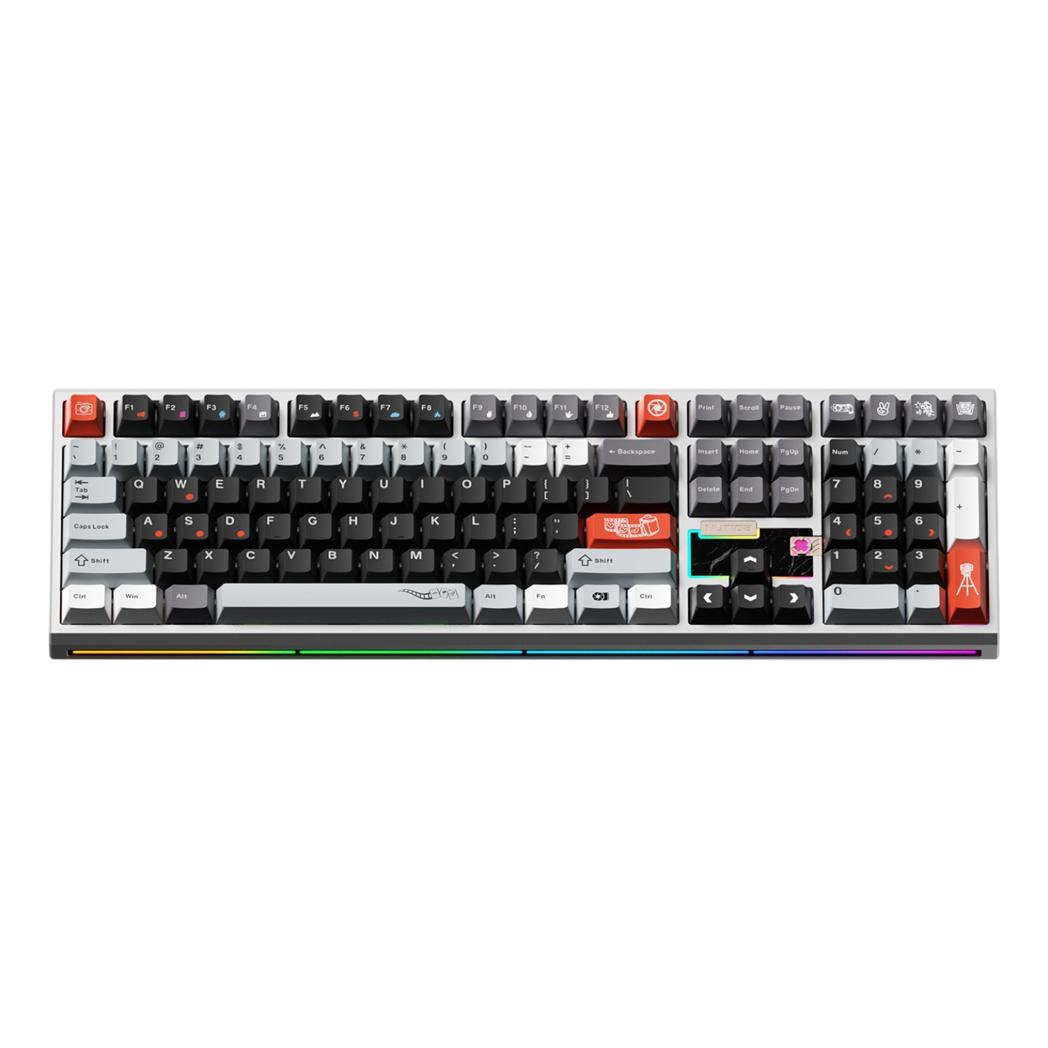 Weikav - NUT108 Full-Size Aluminium Wireless Mechanical Keyboard