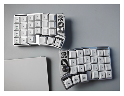 Cornix – Flache, ergonomische Split-Tastatur 