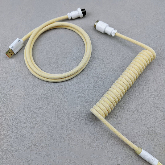 Off White - Coiled 185CM Type C USB Cable