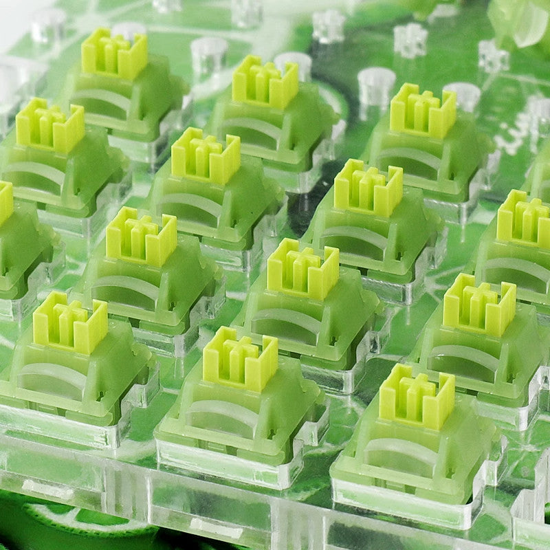 Outemu Lime V3 Silent Tactile Switches | 62g Quiet Tactile