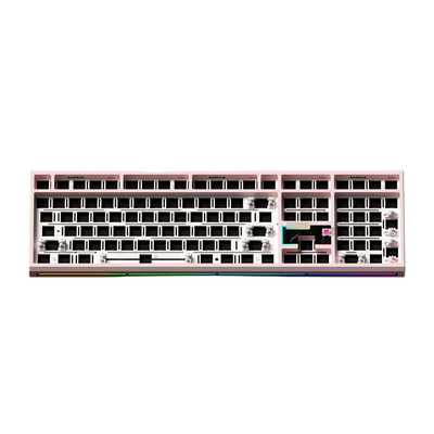 Weikav nut108 mechanical keyboard in pink colour.