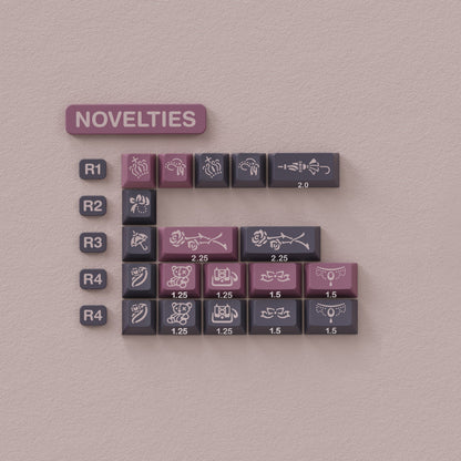 ePBT - Doll Doubleshot PBT Cherry Profile Keycaps Set