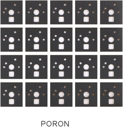 Almohadillas inferiores para interruptores de teclado mecánico (120 piezas)