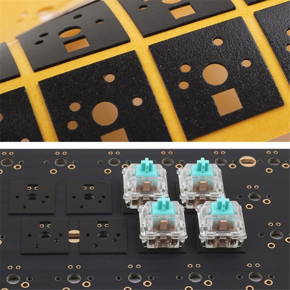 Almohadillas inferiores para interruptores de teclado mecánico (120 piezas)